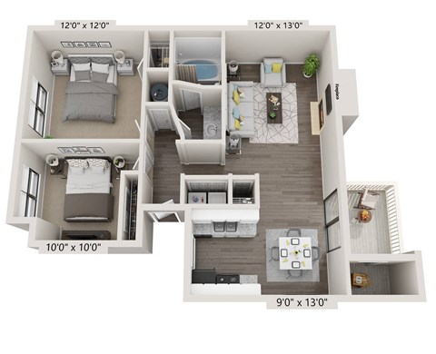 Manhattan floorplan - renovated